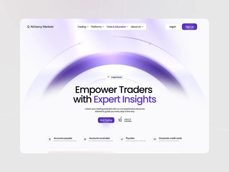 FinTech App Landing Page
